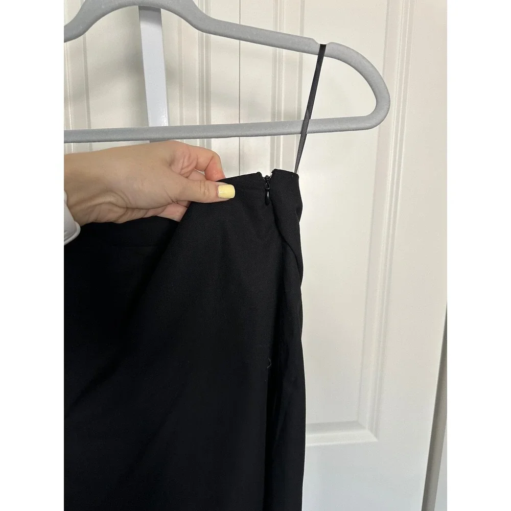 Commense Black Midi Skirt Elegant‎ Evening Cocktail Party L